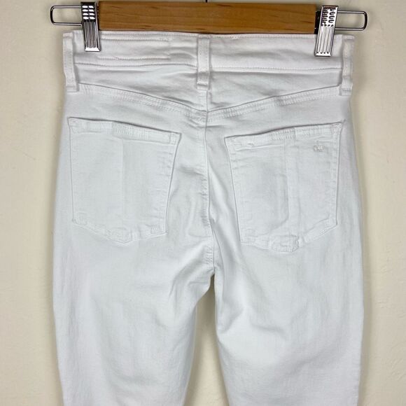Rag & Bone Nina High-Rise Ankle Skinny Jeans - White - Picture 7 of 8